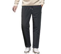 Pantalon Homme Velours Cotelé Baggy Bas Jogging, Pants Homme l'hiver Doublé Polaire Coton Ample Décontracté Thermique Chaud Confortable avec Poches Taille Elastique Sportwear