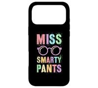 Pantalon Humoristique Little Miss Smart pour Professeur de Fin d'études Coque pour iPhone 17 Pro Max