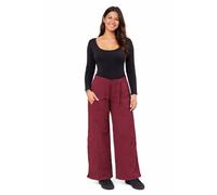 Pantalon hybride velours bordeaux unisexe Taena