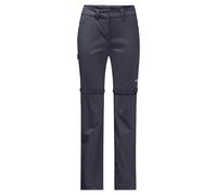 Pantalon imperméable à fermeture éclair femme Jack Wolfskin Overland Away Gris 44