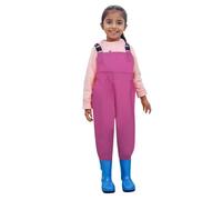Pantalon Imperméable Enfant Salopette tanche Coupe-Vent Combinaison de Pluie Réutilisable Respirant Légères Baggy Barboteuse d'extérieur pour Printemps, té, Automne, Hiver
