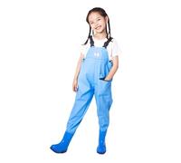 Pantalon Imperméable Enfant Salopette tanche Coupe-Vent Combinaison de Pluie Réutilisable Respirant Légères Baggy Sport Boue pour Garcon Fille