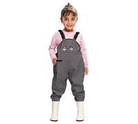 Pantalon Imperméable Enfant Salopette tanche Coupe-Vent de Pluie doublée Droit Léger et Fin Pants comme Ski Outdoor