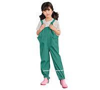 Pantalon Imperméable Enfant,Vêtements Imperméables Garçon,Pantalon de Boue,Salopette Pluie Fille Étanche Outdoor #0119A