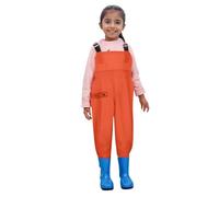 Pantalon Imperméable Enfant Vêtements Imperméables Salopette tanche Coupe-Vent avec Poches d'extérieur Pantalons Ski Unisexe de Boue pour Garcon Fille