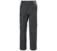 Helly Hansen Pantalon de randonnée Elv Light Zip Off – Convertible, léger – Gris XL Homme