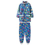 Pantalon imperméable pour bébé de Pluie Fille et garçon Salopette doublée en Polaire Coupe-Vent Respirant Quick Dry Protection Randonnée Sentier Boueux Vêtements 1 an-8 Ans