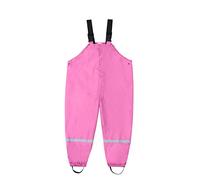 Pantalon imperméable pour bébé Enfants de Pluie Garçon Fille Non Doublée Boue Réfléchissantes Sécurité en Polaire Chaleur Randonnée Sentier Boueux Vêtements 1 an-8 Ans