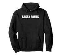 Pantalon Impertinent Sweat à Capuche, Unisexe pour Adultes, Noir, M