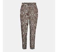 Pantalon Imprimé Léopard Coupe Carotte Femme Vero Moda