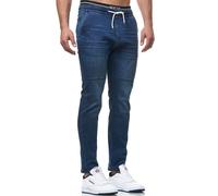 Indicode Hommes Fabrizio Pants | Pantalon en Tissu avec 4 Poches White Rinse XL