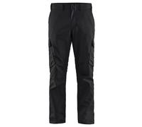 Pantalon industrie stretch 2D Noir/Gris-Foncé 64 Jambes Courtes 144418329998