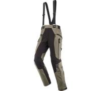 Ixon Odin Pantalon textile de moto imperméable, vert-brun, taille 4XL pour homme