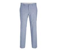 Jack & Jones – Pantalon Jprriviera Linen – Coupe slim – Bleu nautique – Taille 50