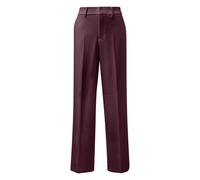 Pantalon jambe large avec pli femme s.Oliver Rouge 38 Long