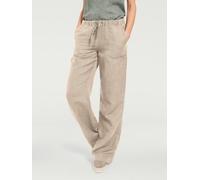 Pantalon jambes larges - Linea Tesini - sable SABLE 19