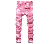 Pantalon Jeans Homme, Pantalon Jeans Homme Coupe Slim DéChirures Effet Surdimensionné Tendance Confortable