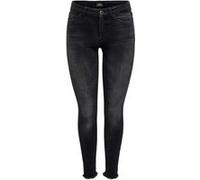 Pantalon jeans Only Onlblush mid ank raw rea1099 noos Noir Taille : S/32 Noir G