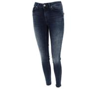 Pantalon Jeans slim Blush life 30 dk blue Jeans l - Only - Coupe Slim - Taille Haute - Bas Frangé - 5 Poches S