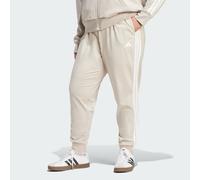 PANTALON JOGGER ESSENTIALS 3BANDES (GRANDES TAILLES) Beige / White 3X