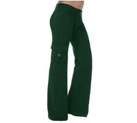 Pantalon Jogging Femme Coton Large De Travail Jupe en Jeans Blanc Bas Grande Taille Haute Pyjama Sweatpants Chaud Ensemble Combi