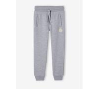 VERTBAUDET Pantalon Jogging Garçon en Molleton À Capuche Gris 8A