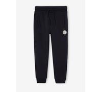 Pantalon jogging garçon en molleton noir 8A