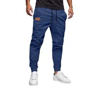 Pantalon Jogging Homme, Pantalon DéContracté pour Homme Pantalon De Jogging LéGer avec Cordon De Serrage RéGlable IdéAl pour Le Quotidien Et Les ActivitéS en Plein Air Version Printemps Et Automne