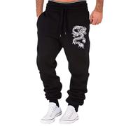 Pantalon Jogging Homme Pantalon Homme De Sport Molletonné Bas Survetement Pontalent Fermeture Eclair Grande Taille Extensible Noir Polaire Lounge Elastique Pants 5XL Cargo Coton Detente Golf Ample