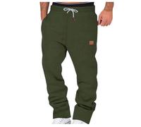 Pantalon Jogging Homme Taille Elastique Baggy Pantalon Coton Cargo Survetement Homme Ample de Sport ou Travail Décontracté Activewear Training Large Bas de Jogging Sweatpants Sportswear avec Poches