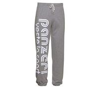 Pantalon Jogging Panzeri Uni H - Gris chiné / Blanc