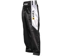 Pantalon Kick-Boxing satin femme Kwon Clubline Noir 200 cm