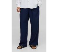 Pantalon large à pinces homme - bleu - XS, bleu