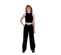 Pantalon large coupe ajustÃ©e femme 24 Colours Noir 38