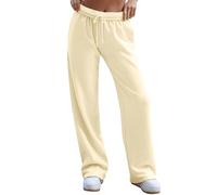 Pantalon Large Droit Ample Taille Mi-Hop Femme Hip-Hop