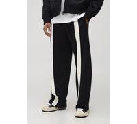 Pantalon large élastiqué en maille homme - noir - L, noir