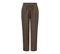 Pantalon large en coton femme Only Tizana Marron XL