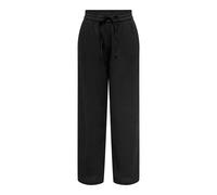 Only Pantalon ONLTIZANA large en coton femme Noir Taille 38