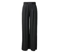 Pantalon large en jersey à boutons et taille haute femme QS Gris 32