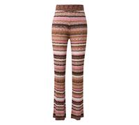 Pantalon large en maille pointelle multicolore femme COMMA Beige 32
