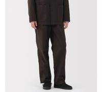 Pantalon large en moleskine et kapok pour homme Marron Foncé XS