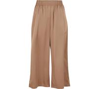 Pantalon large en satin femme Urban Classics Beige 3XL