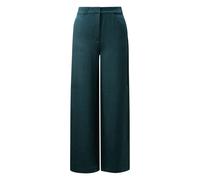 Pantalon large en satin froissé d'acétate femme COMMA Bleu 36