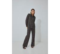 pantalon large en tissu avec paillettes Elegant Marlene Pantalon VISCARA | 38