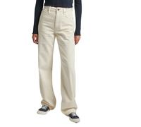 Pantalon large en velours côtelé femme Superdry Vintage Blanc 32x30