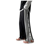 Pantalon Large Femme à Bouton-Pression, Pantalon Sport Taille éLastique DéContractéEs LâChe Pantalons Droit Confortable Polyvalents Pas Cher Fitness Course A Pied l'exercice Pants Quotidien