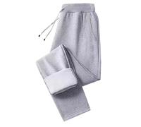 Pantalon Large Femme Hiver - Pantalon Coton Femme Large Bottoms Couleur Unie Sarouel avec Cordon De Serrage Pant Taille Elastique Pants Doublé Sherpa Bottoms Ski Pants Hiver Pant Extérieur Sarouel