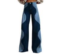 SYLDMKJ Pantalon Large Femme Mesdames Bell Bottom Pantal-Mr1124-Xxl