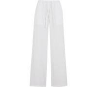 Pantalon large femme Urban Classics Structured Blanc S
