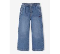 Pantalon large fille bleu moyen 3A